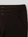 Black Triple Buttoned Skin Fit Flexible Women Jeggings