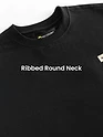 Black Z Embroidered Patch Oversized T-Shirt