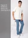 Sky Blue Bootcut Jeans