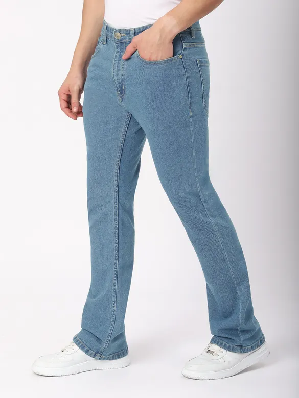 Sky Blue Bootcut Jeans