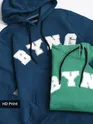 Blue BYNG Printed Hoodie