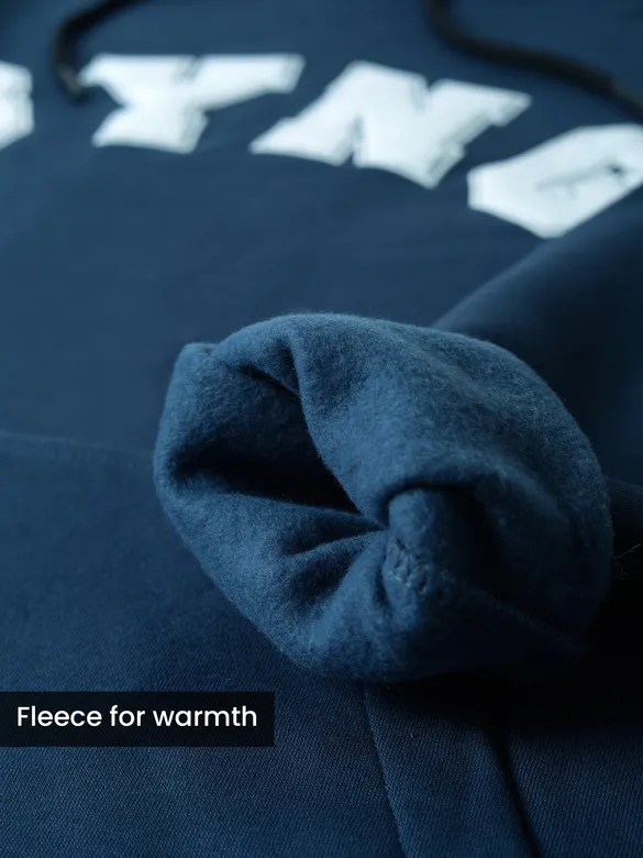 Blue BYNG Printed Hoodie