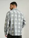 Blue Waffle Checked Shirt