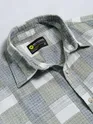 Blue Waffle Checked Shirt