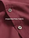 Brick Red D-Buckle Cargo Shirt
