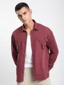 Brick Red D-Buckle Cargo Shirt