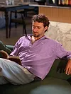 Bright Lilac Front Yoke Suede Shirt