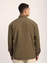 Brown Baggy Pocketed Shirt