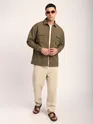 Brown Baggy Pocketed Shirt