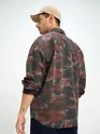 Brown Camo Print Shirt