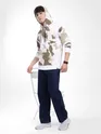 Brown Camo Printed Hoodie