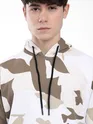 Brown Camo Printed Hoodie