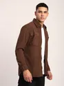 Brown Corduroy Dual Pocket Shirt