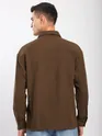 Brown Dual Pocket Cotton Shirt
