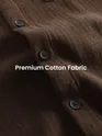 Brown Dual Pocket Cotton Shirt