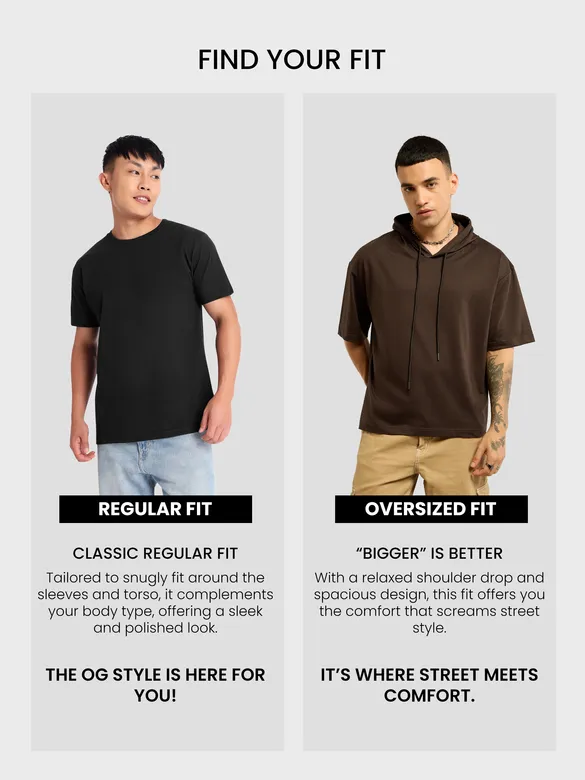 Brown Hooded Oversized T-Shirt