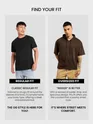 Brown Hooded Oversized T-Shirt
