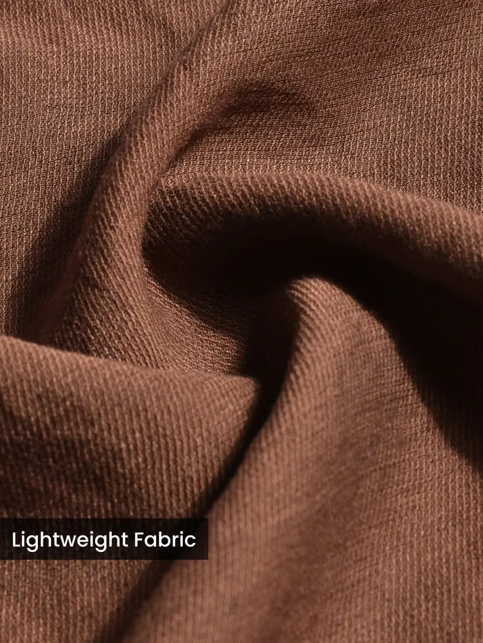 Brown Hooded Shirt