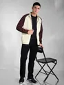 Brown Raglan Sleeve Jacket