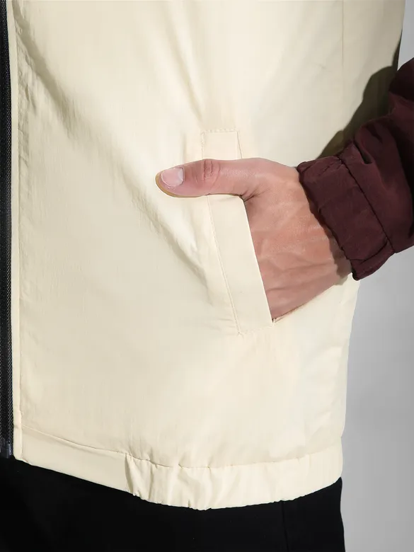Brown Raglan Sleeve Jacket