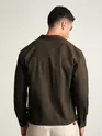 Brown Solid Multipocket Shacket