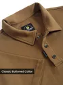 Brown Sporty Color Block Polo T-Shirt