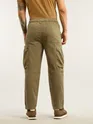 Brown Tapered Baggy Cargo Pants