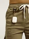 Brown Tapered Baggy Cargo Pants
