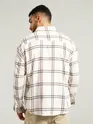 Brown Window Checks Shirt For Men