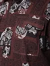 Burnt Brick Tribal Print Shacket