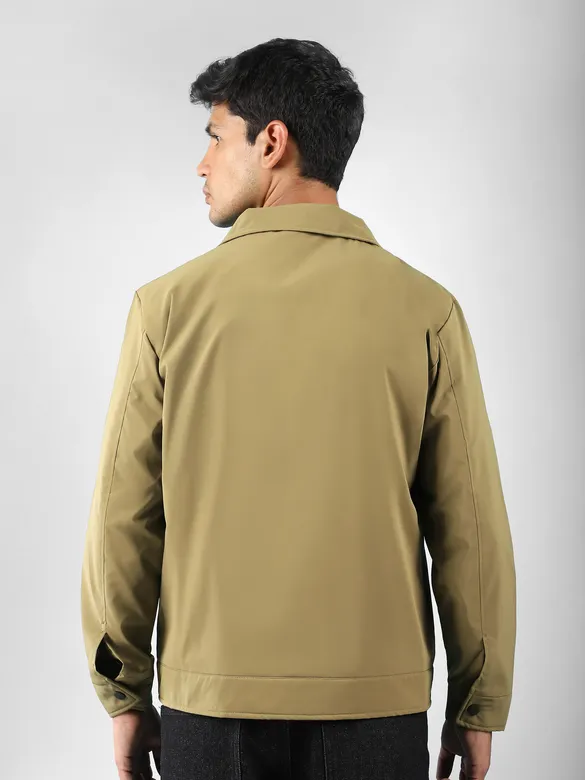 Camel Dual Patch Pocket Jacket