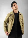 Camel Dual Patch Pocket Jacket