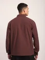 Caramel Brown Block Textured Shacket