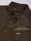 Shop Coffee Brown Over Dyed Denim Shirt for Men