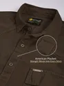 Shop Coffee Brown Over Dyed Denim Shirt for Men