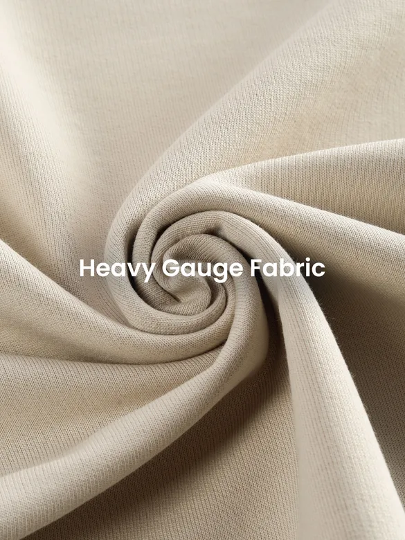 Cream Cut And Sew Panel Oversized T-Shirt