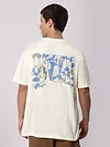 Cream Good Day Printed Oversized T-Shirt