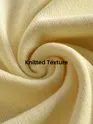 Daffodil Yellow Ribbed Collar Flat Knit Polo T-Shirt