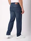 Dark Blue Faded Baggy Fit Jeans