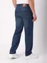 Dark Blue Faded Baggy Fit Jeans