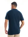 Dark Blue Knitted Shirt For Men