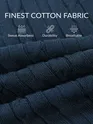 Dark Blue Knitted Shirt For Men