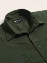 Dark Green Baggy Pocketed Shirt