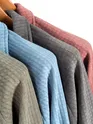 Dove Blue Zipper Sweatshirt
