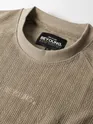 Dusty Beige Cut and Sew Sweatshirt