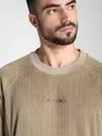Dusty Beige Cut and Sew Sweatshirt