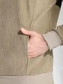 Dusty Beige Cut and Sew Sweatshirt