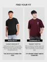 French Wine Savage Junkie Embroidered Patch Oversized T-Shirt