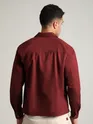 French Wine Solid Multipocket Shacket