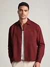 French Wine Solid Multipocket Shacket